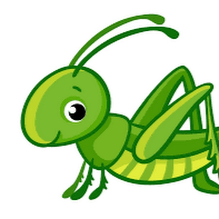 Кузнечик на листочке