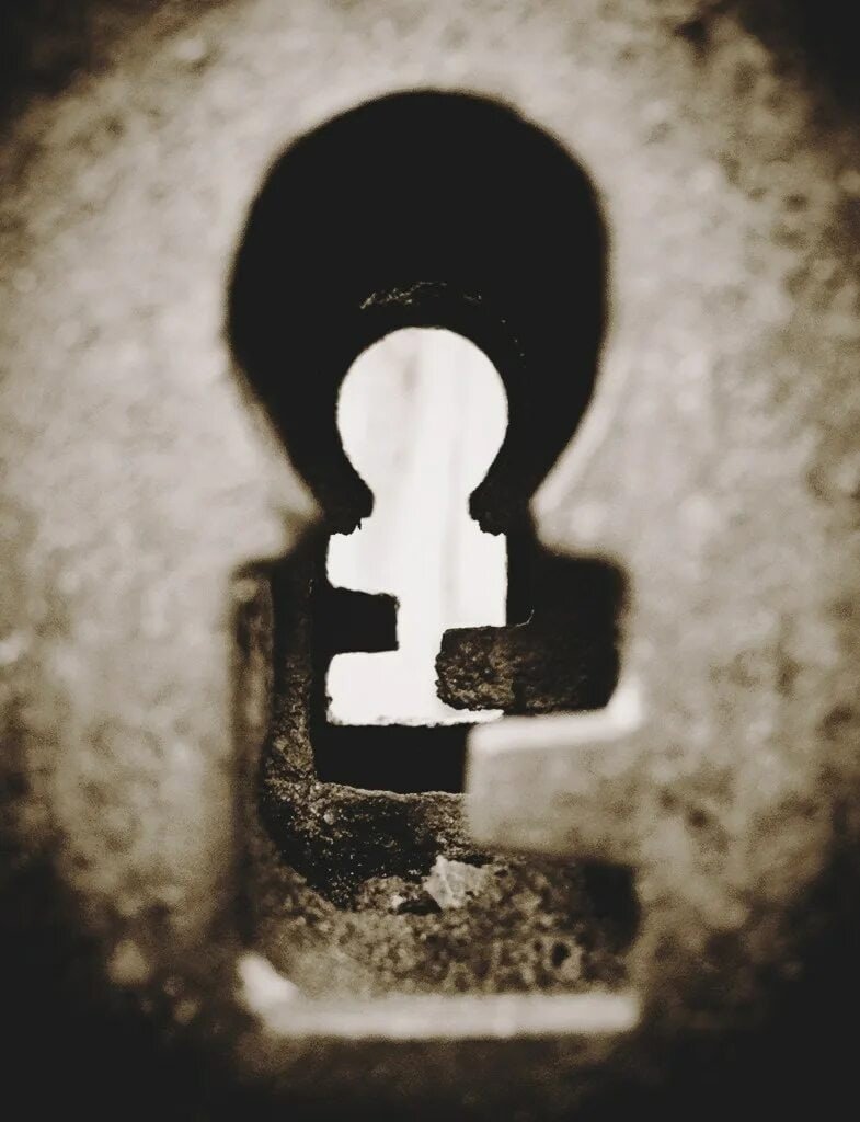 Дверная замочная скважина