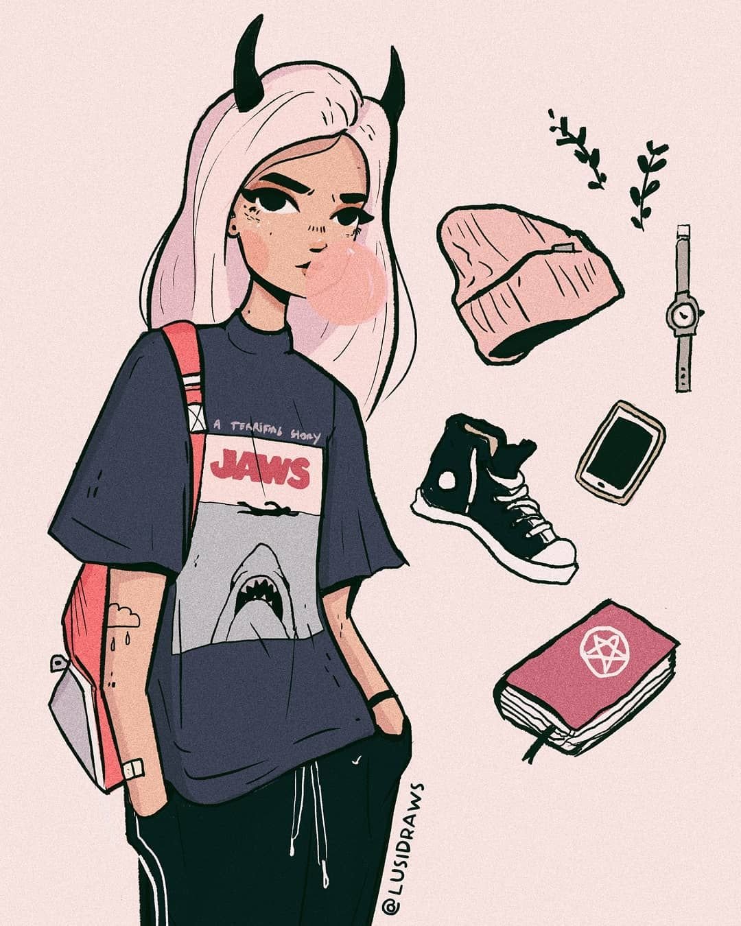 Рисунки в стиле софт гёрл