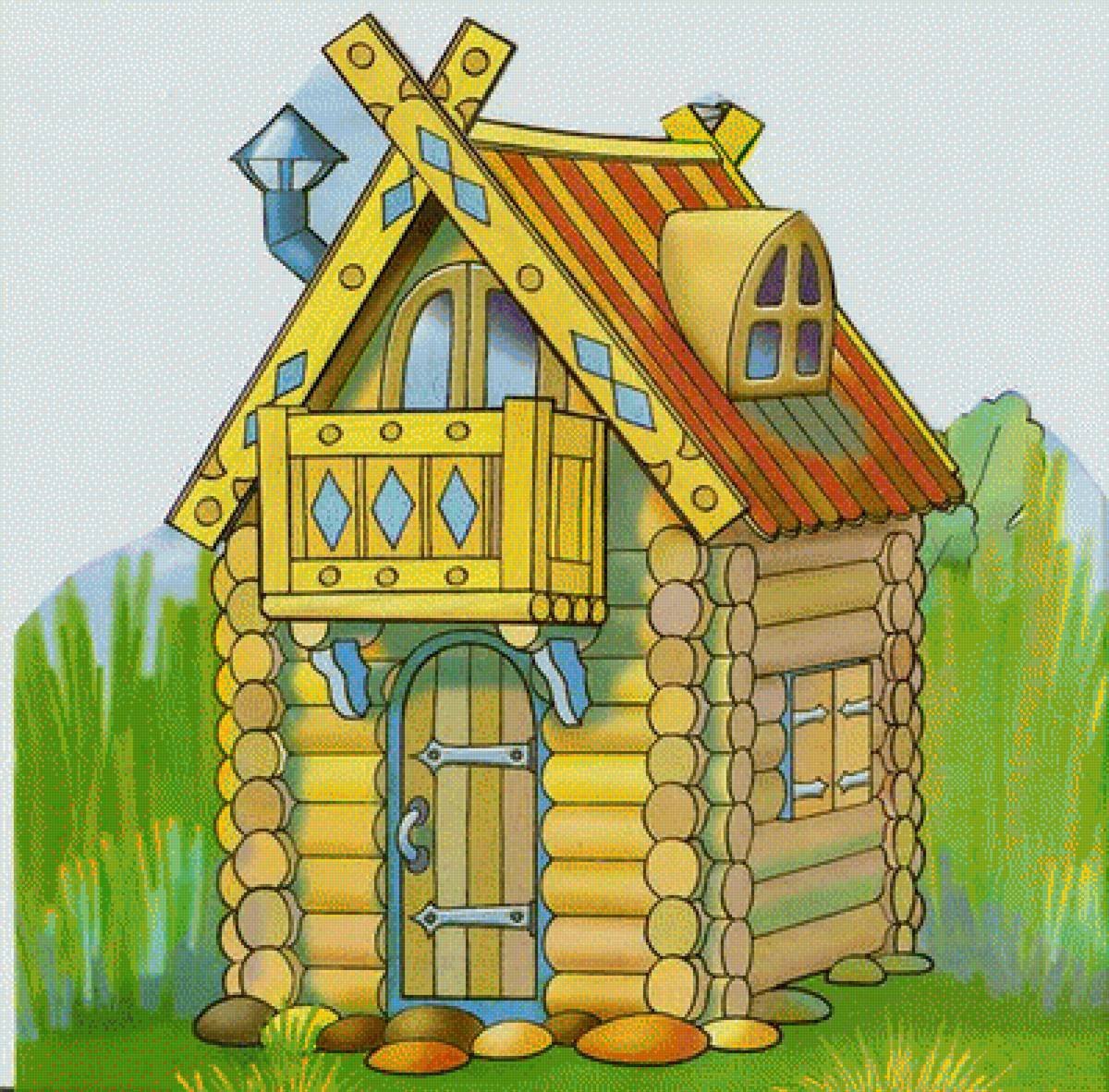 Избушка рисунок