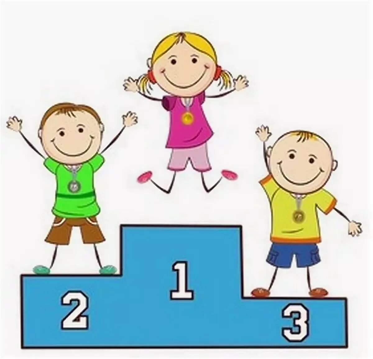 Дети на пьедестале