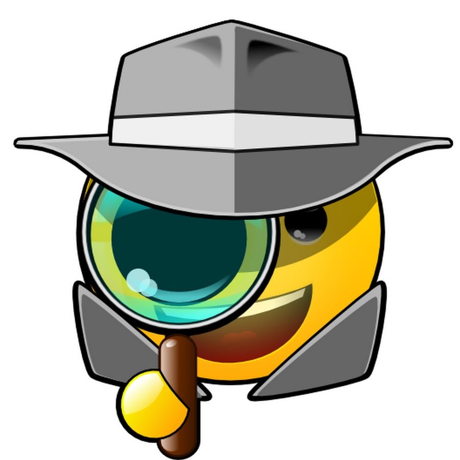 Смайлик с лупой