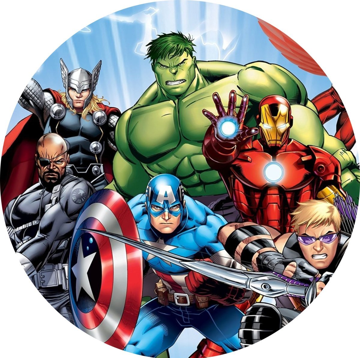 Торт с Мстители герои Марвел