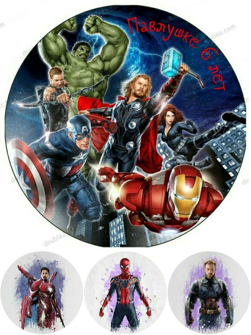 Супергерои для капкейков