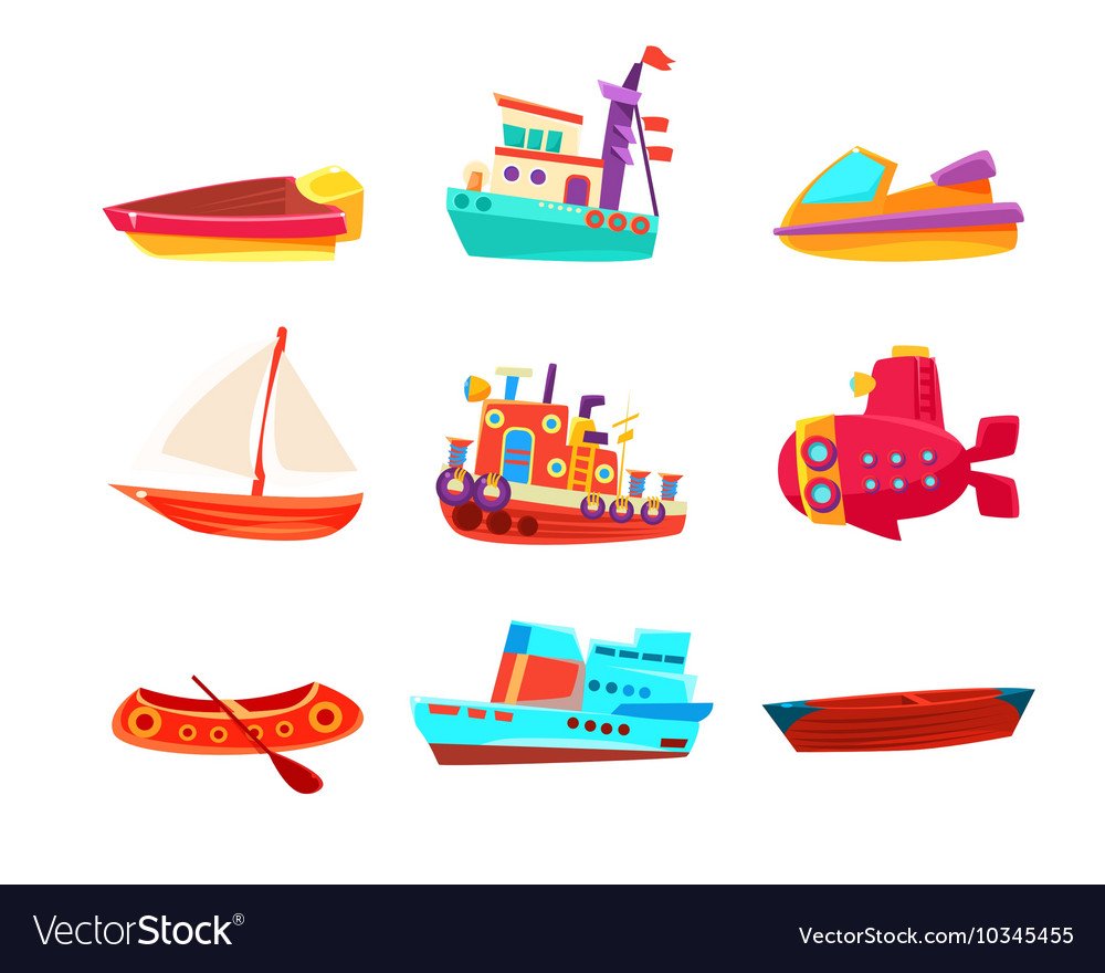 Водный транспорт вектор