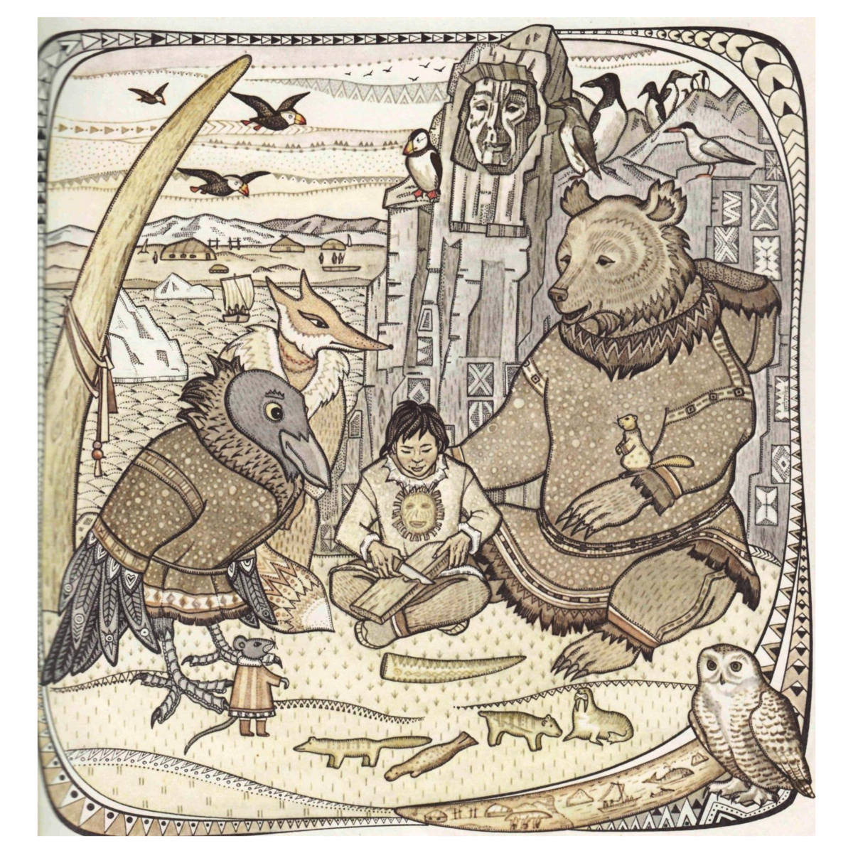 Чукотские иллюстрации Павлишина