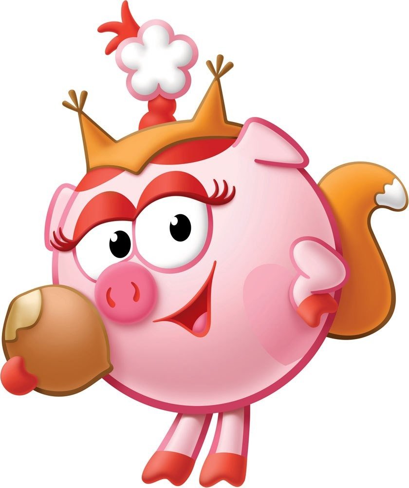 Смешарики Нюша и Бараш