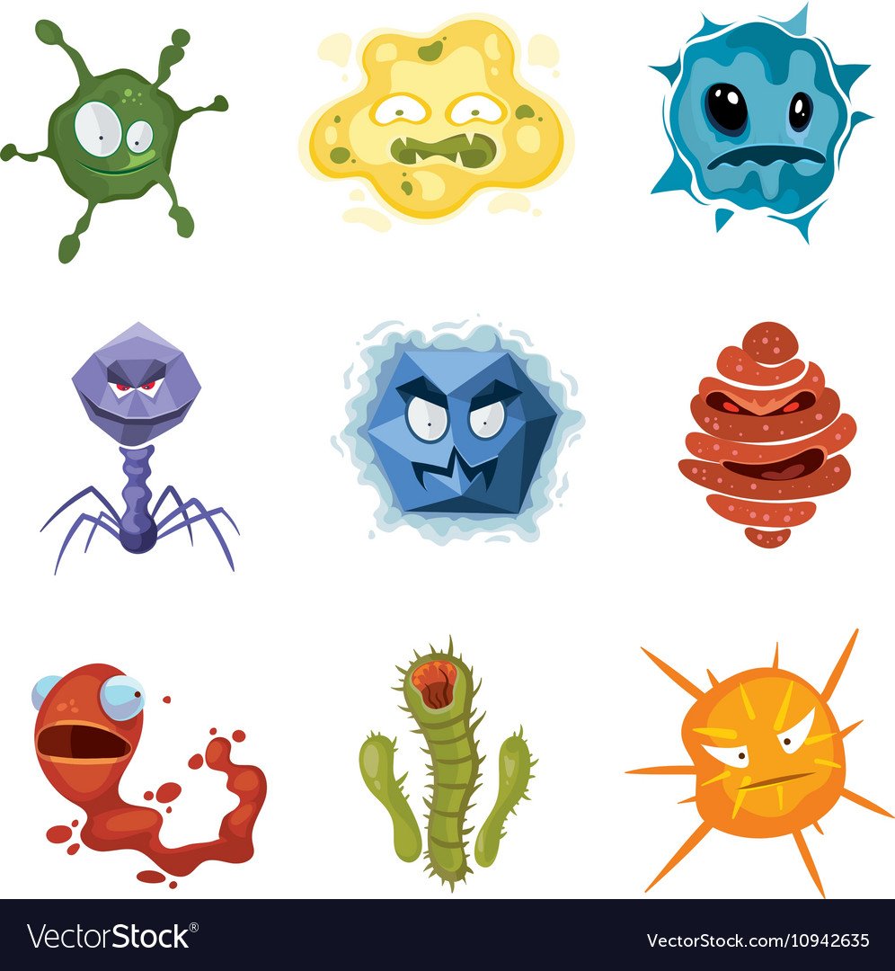 Микроб персонаж