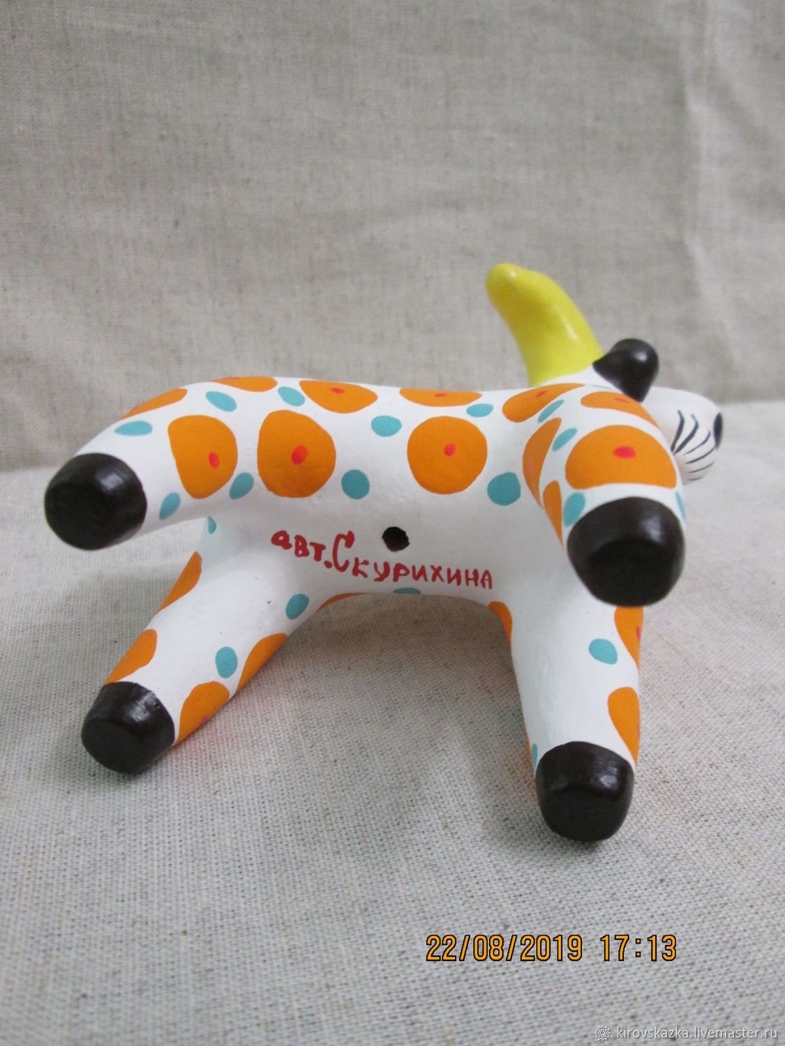 Козлик №2 с красными кружками