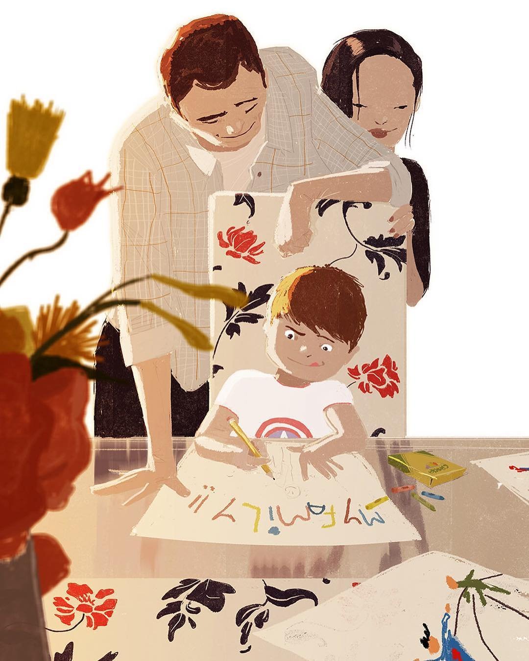 Семейные иллюстрации