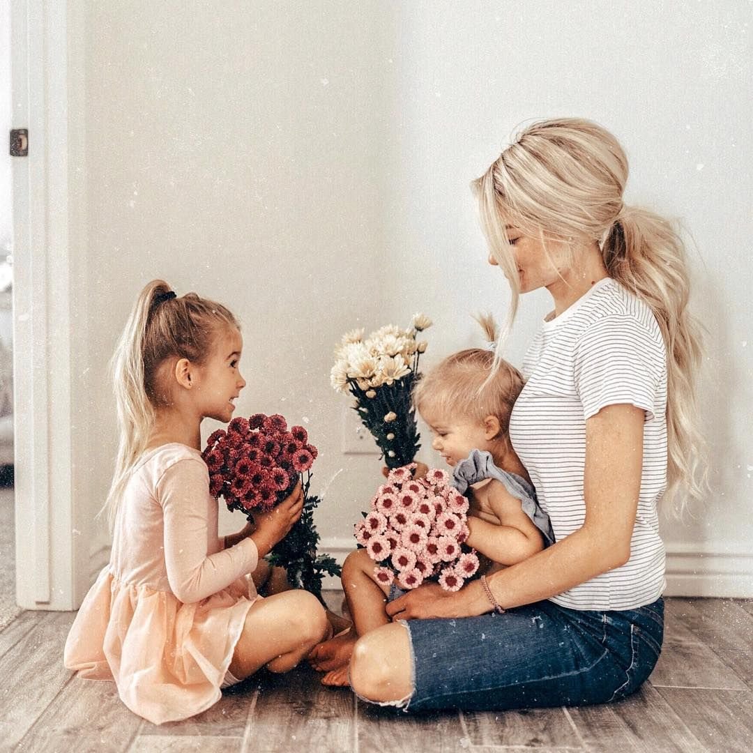 Домашняя фотосессия с дочкой