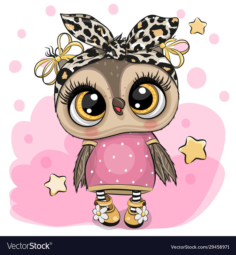 Совы мультяшные прикольные