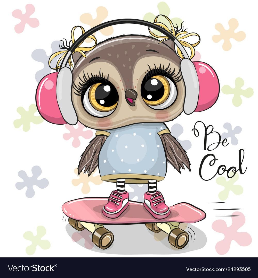 Филин для детей из мультфильмов