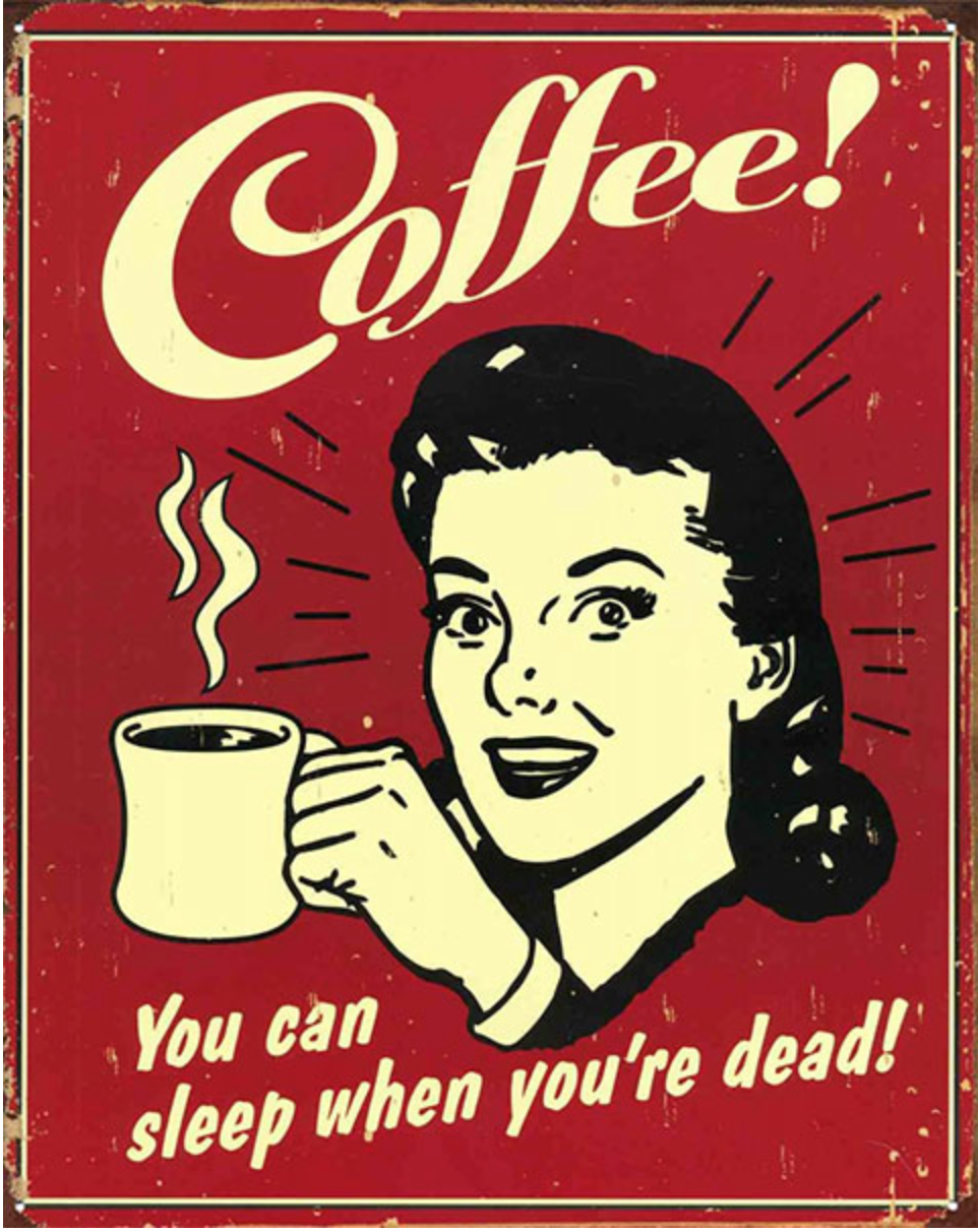 Старинные рекламные плакаты кофе