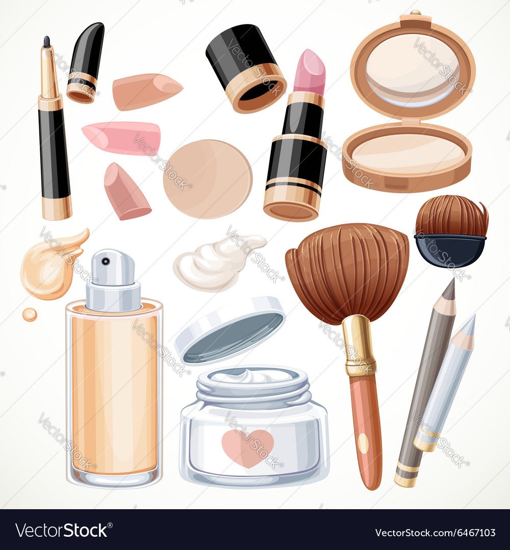 Пудры помады клипарт