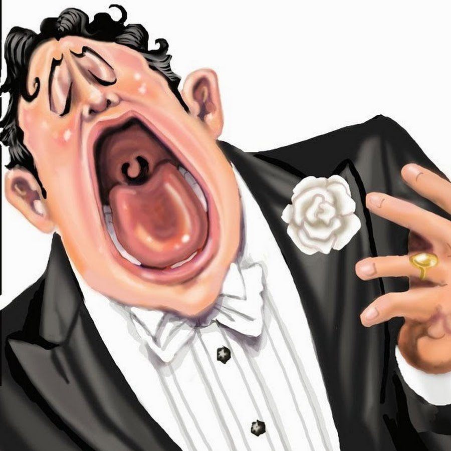 Певица с микрофоном рисунок