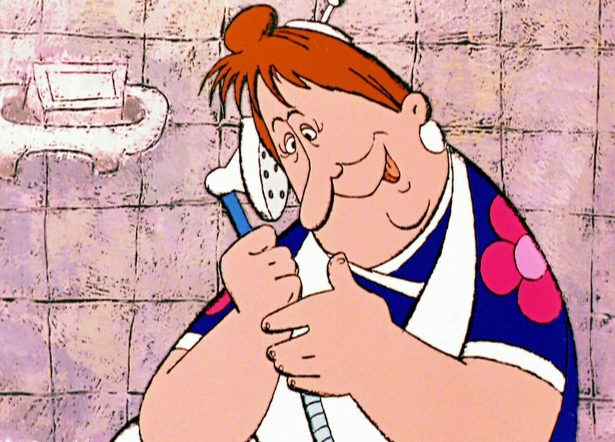 Карлсон мультфильм домомучительница