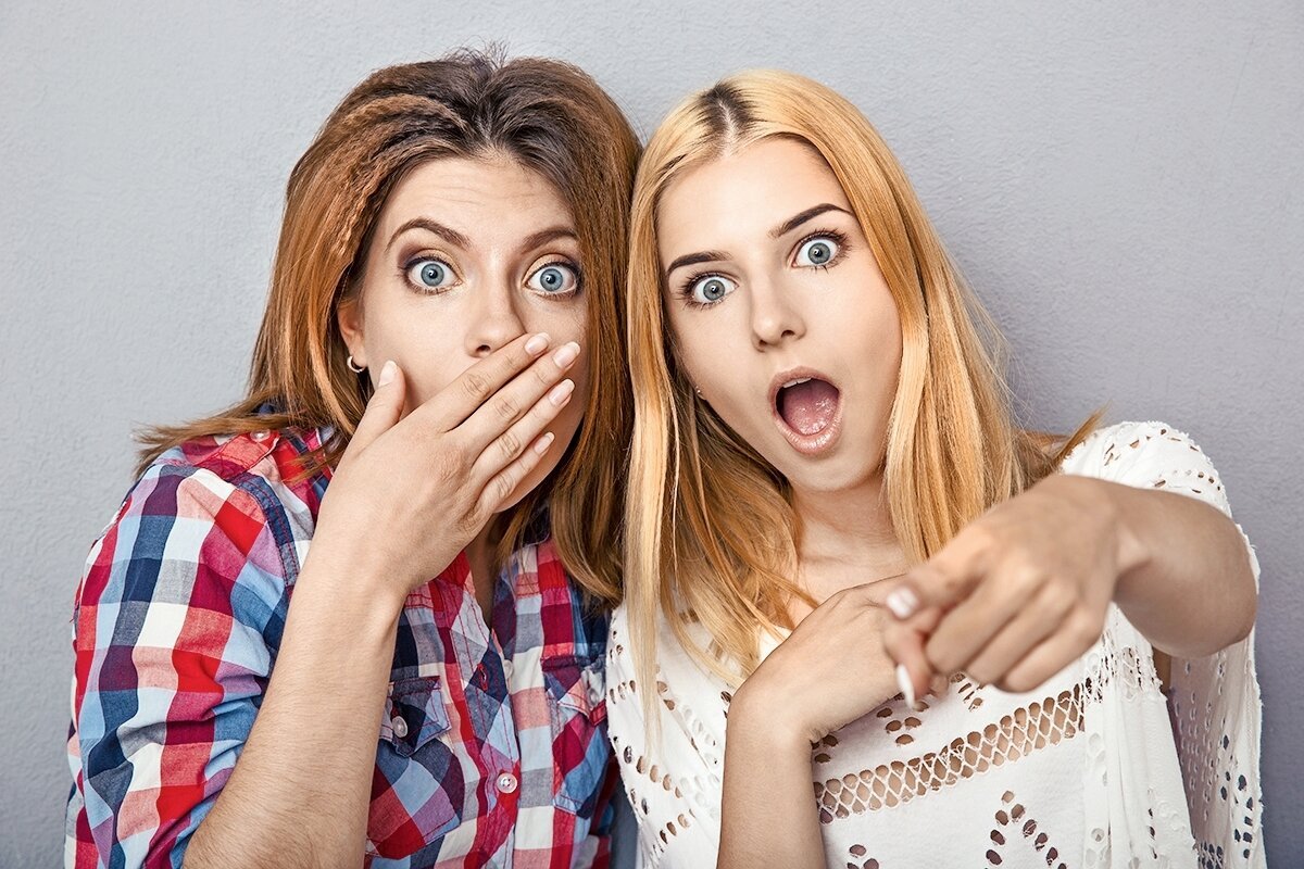 Группа людей удивление