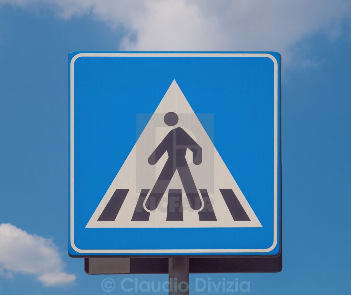 Знак пешеходный переход