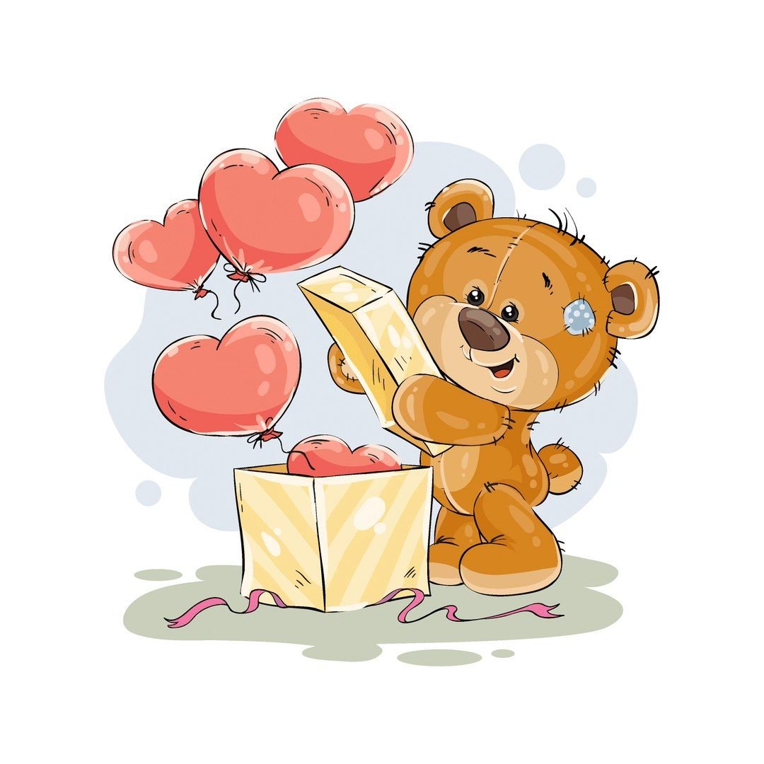 Открытки с мишками