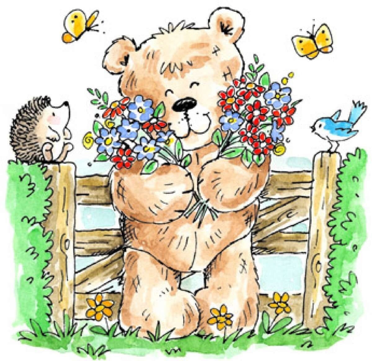 Картинки с мишками прикольные