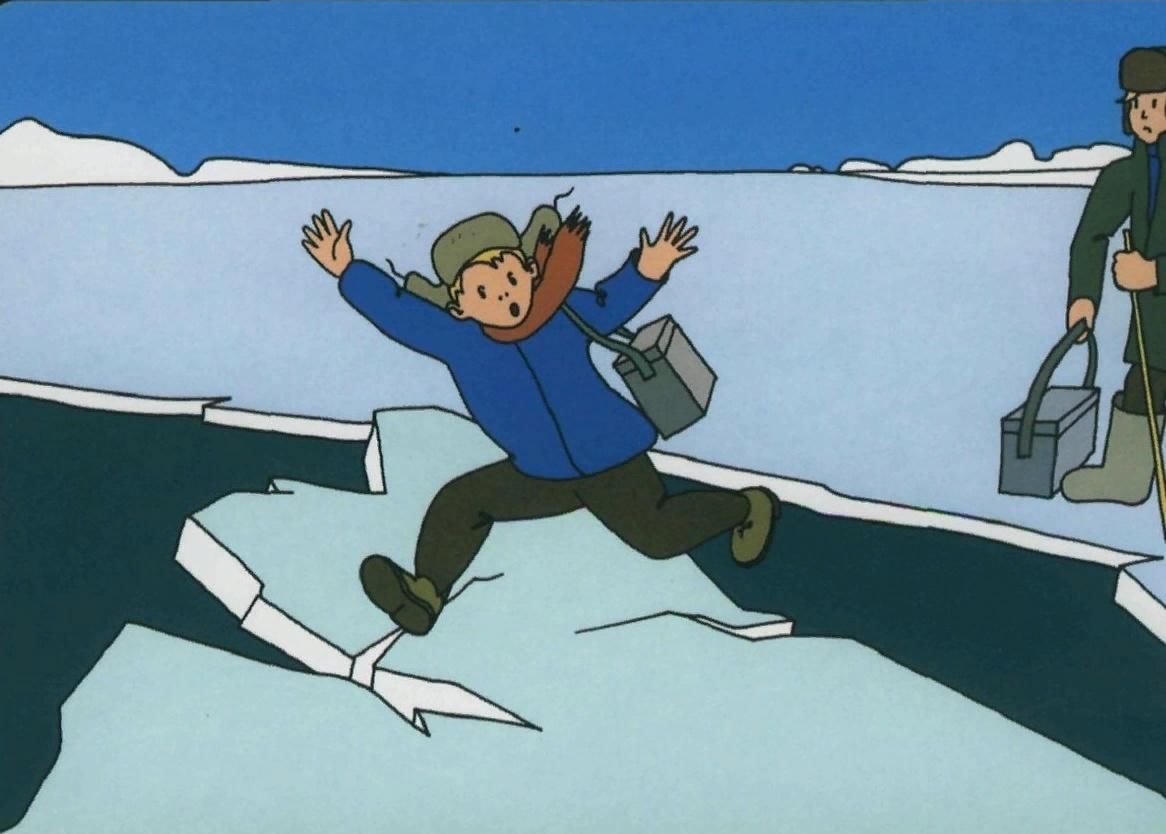 Опасность на льду