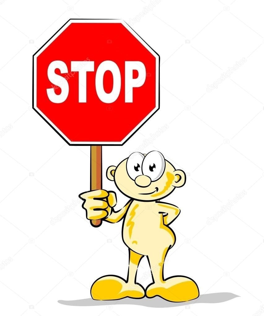 Рисунки со знаком стоп