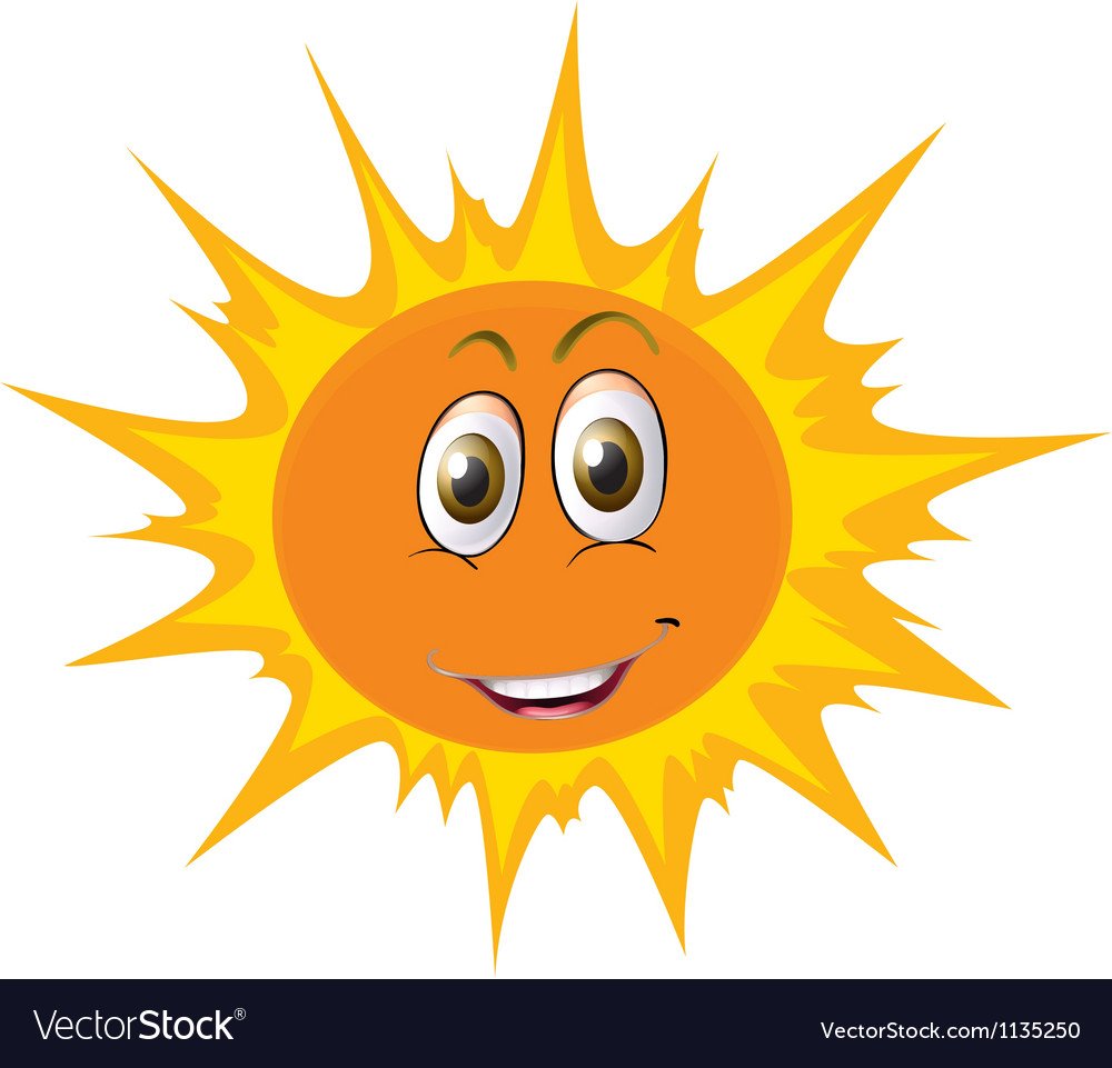 Красивые солнышки на одном листе