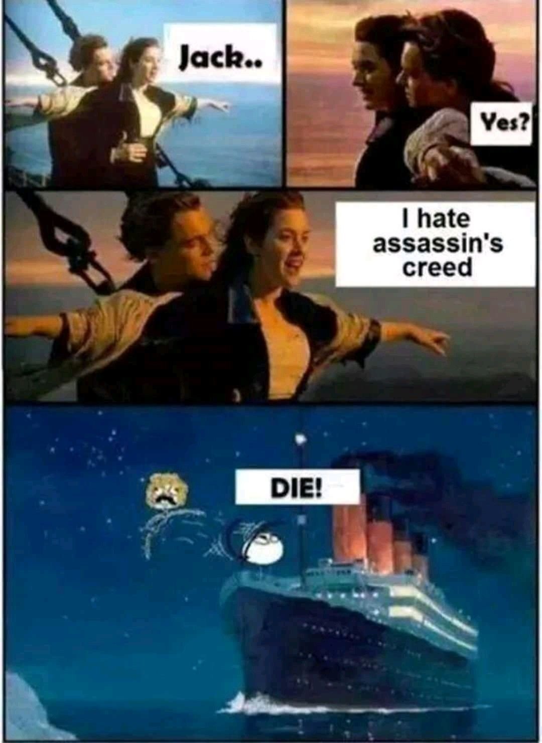 Титаник и Айсберг Мем