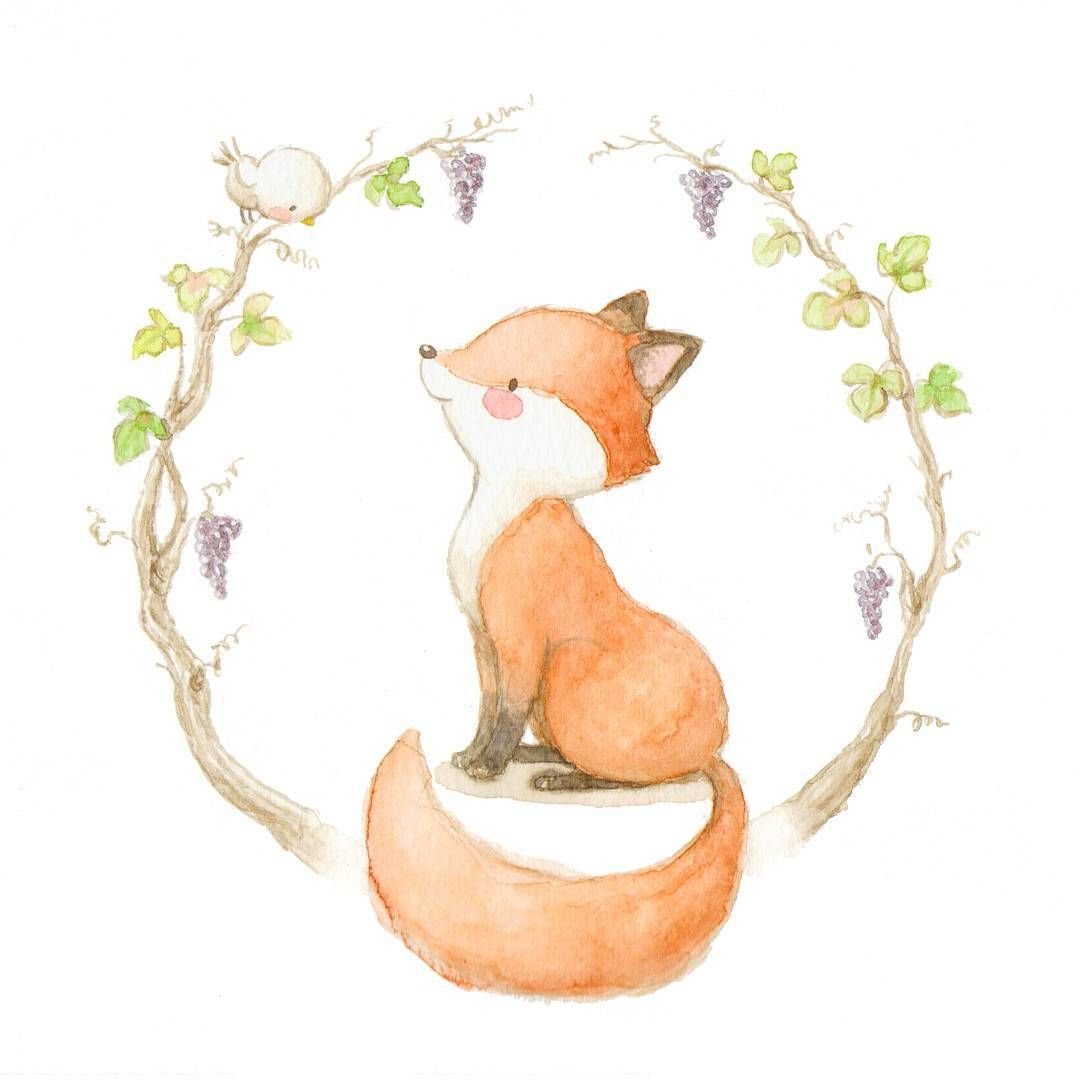 Aida Zamora иллюстрации Baby Fox