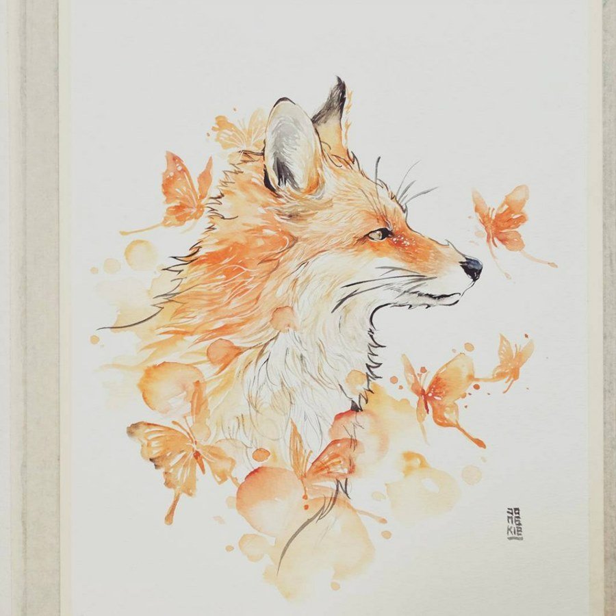 Лисенок иллюстрация