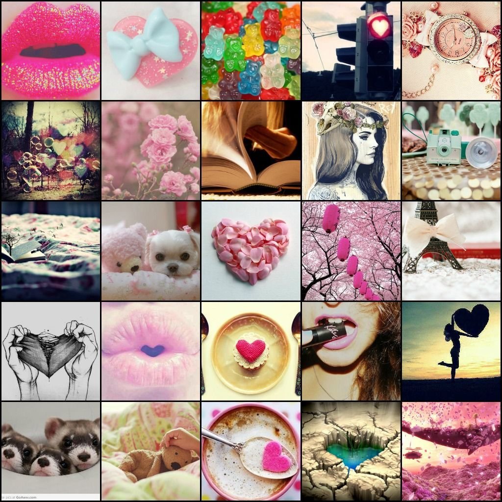 Цветной коллаж