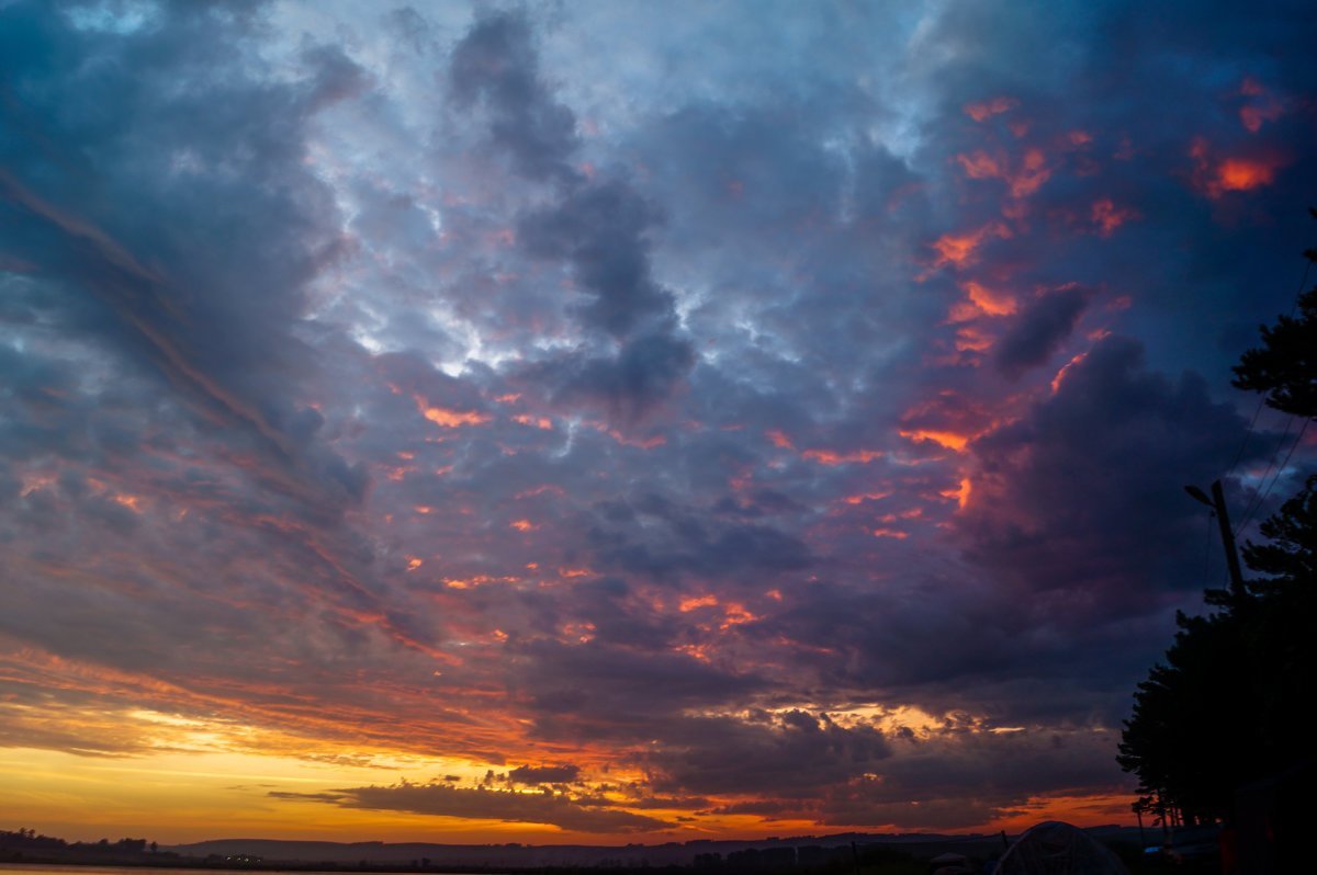 Небо рассвет