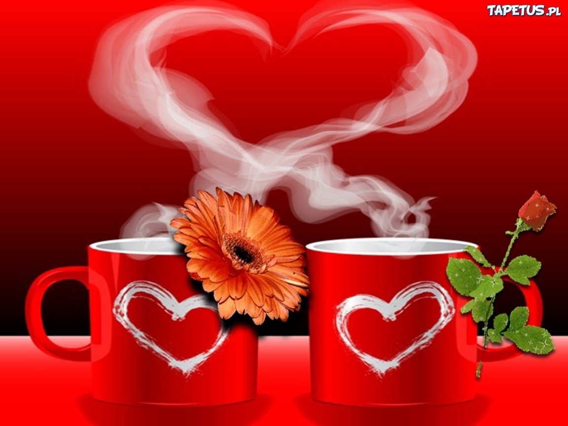 Сердечки с добрым утром живые