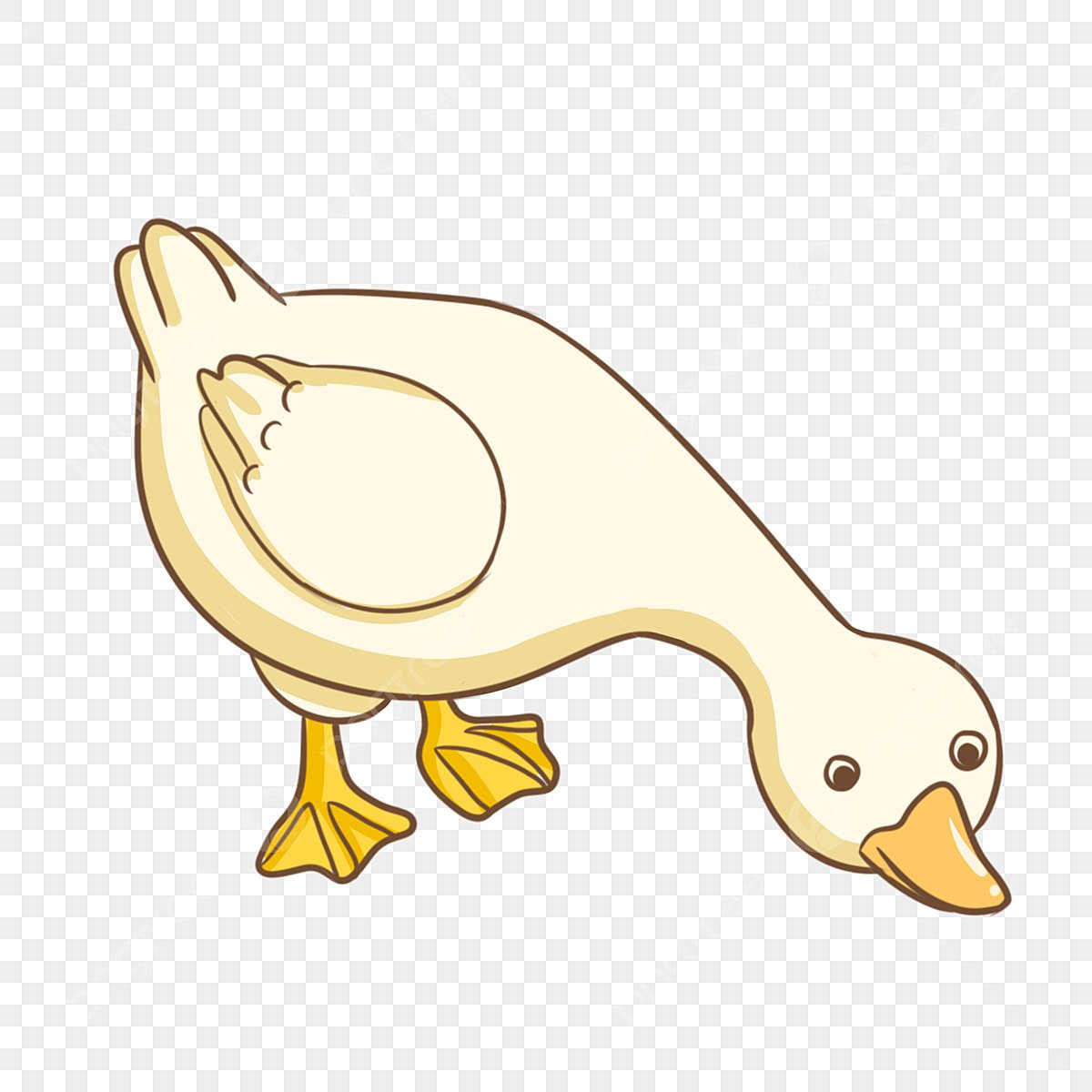 Гусенок вектор