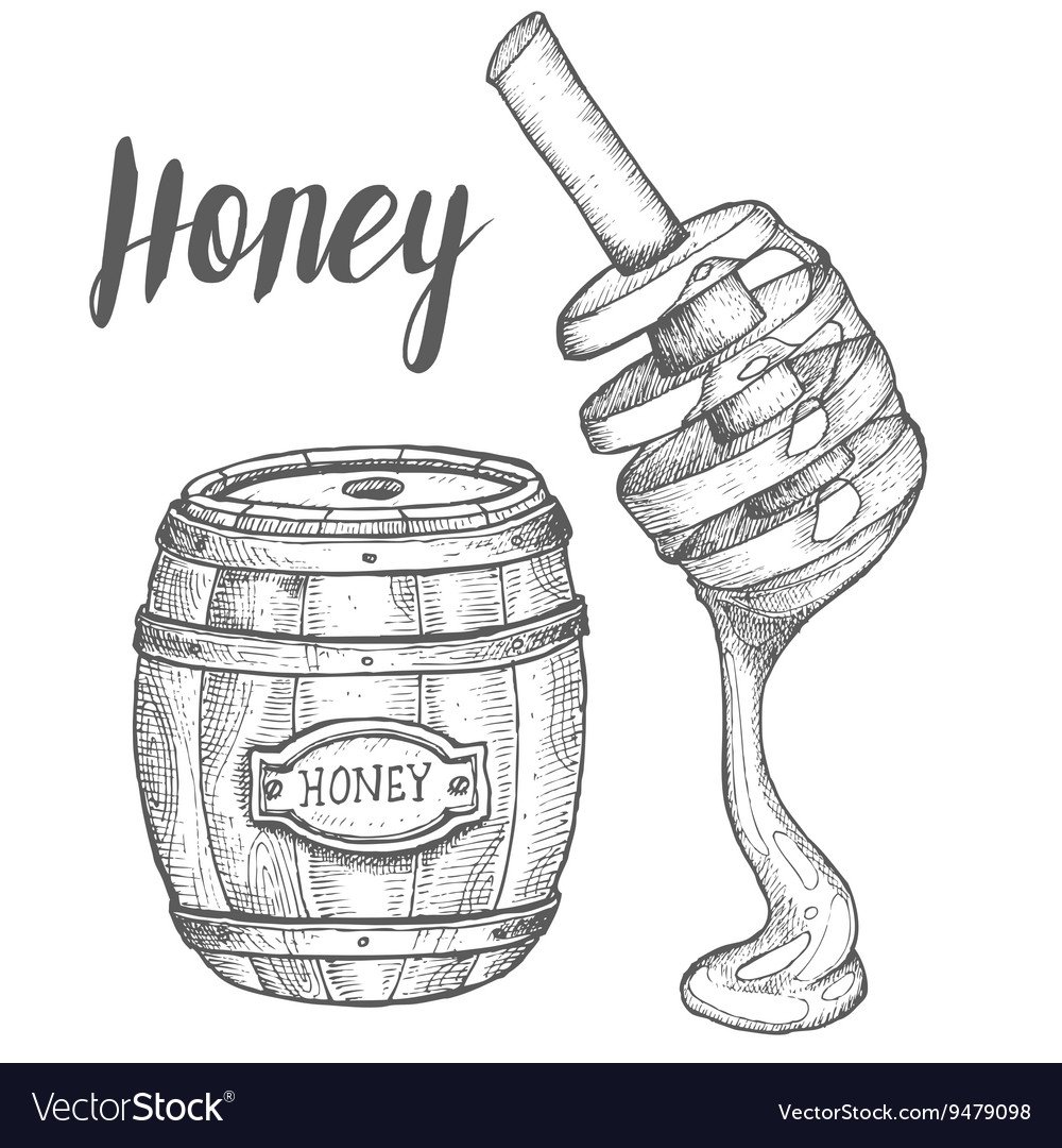 Honey надпись