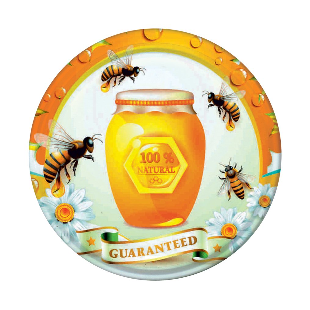 Соты с пчелкой