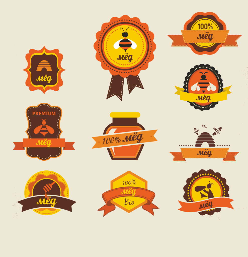 Мед этикетка