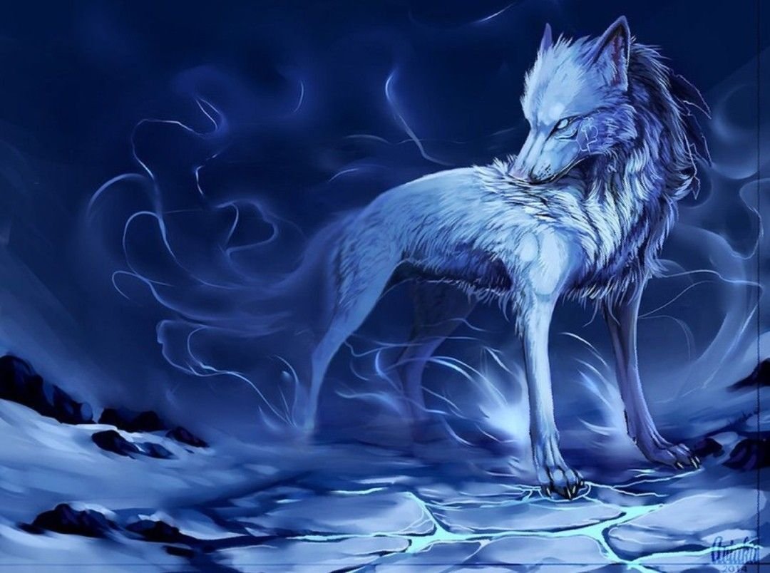 Волк арт