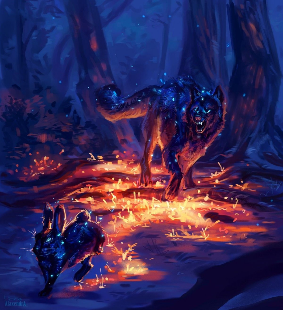 Огненный волк Пандемониум Тимофей