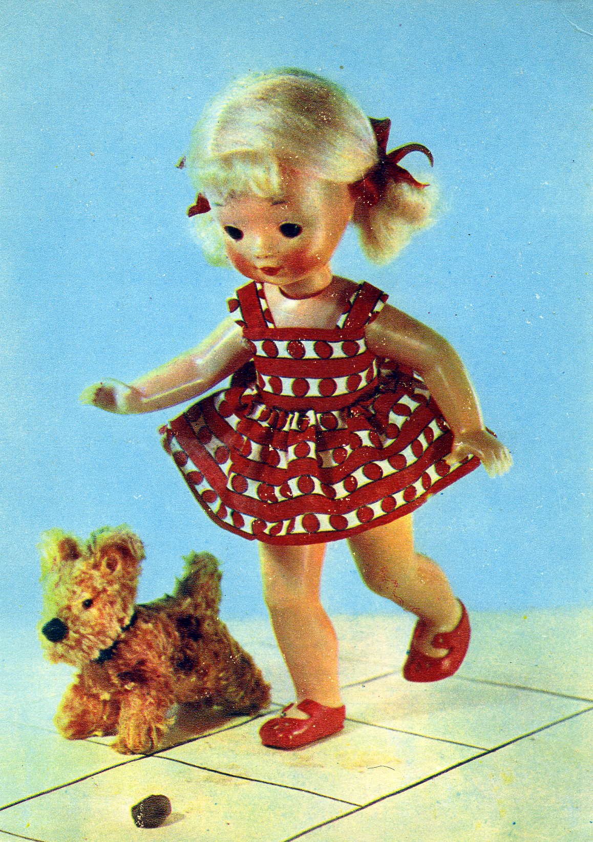 Советские детские игрушки куклы