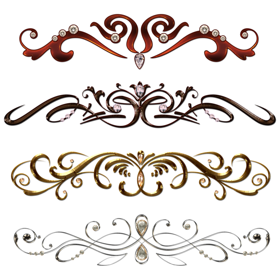 Цветочный узор горизонтальный