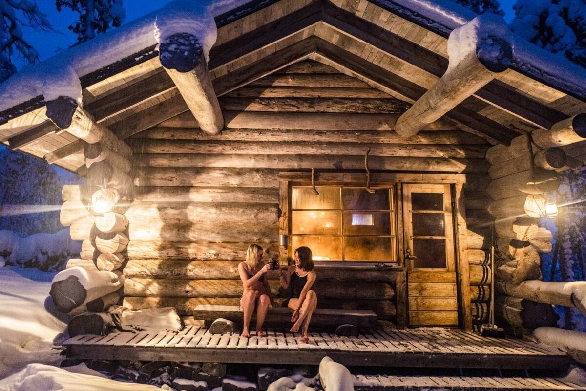 Девушка после бани