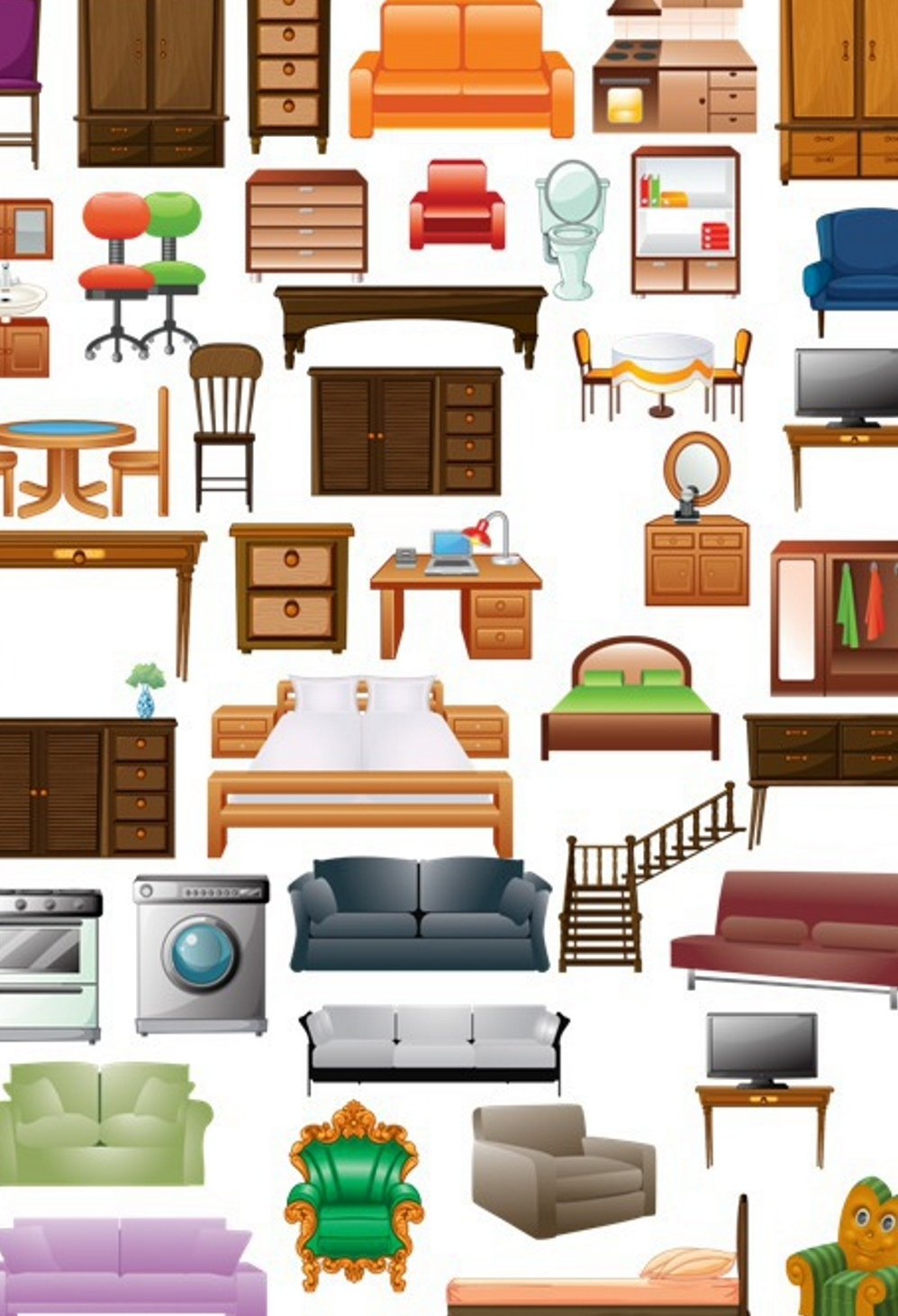 Мультяшная мебель