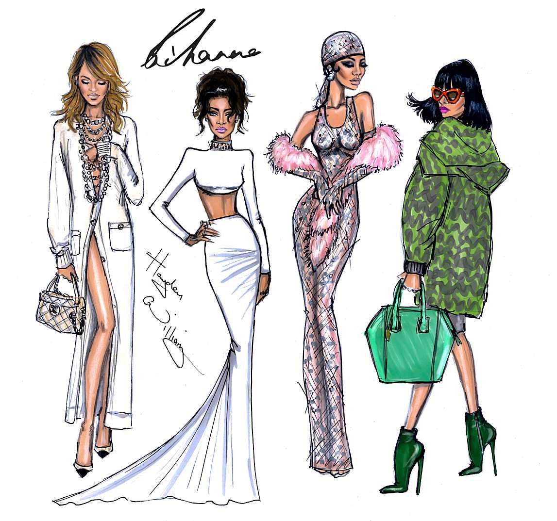 Стиль одежды рисунок