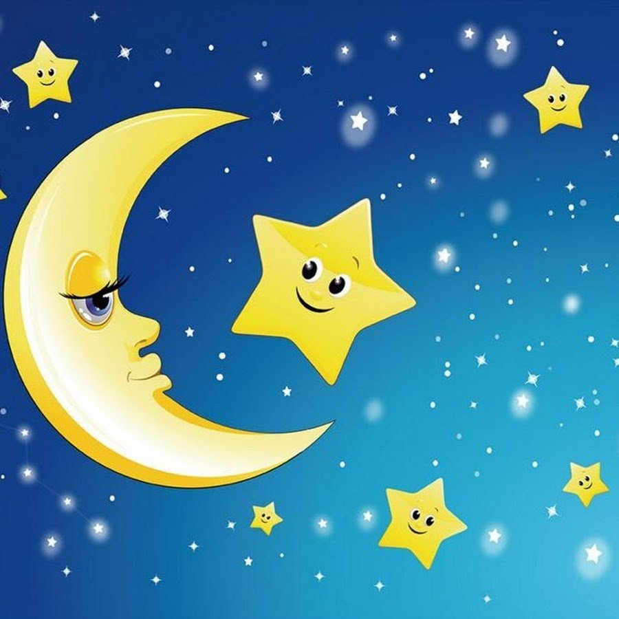 Луна рисунок