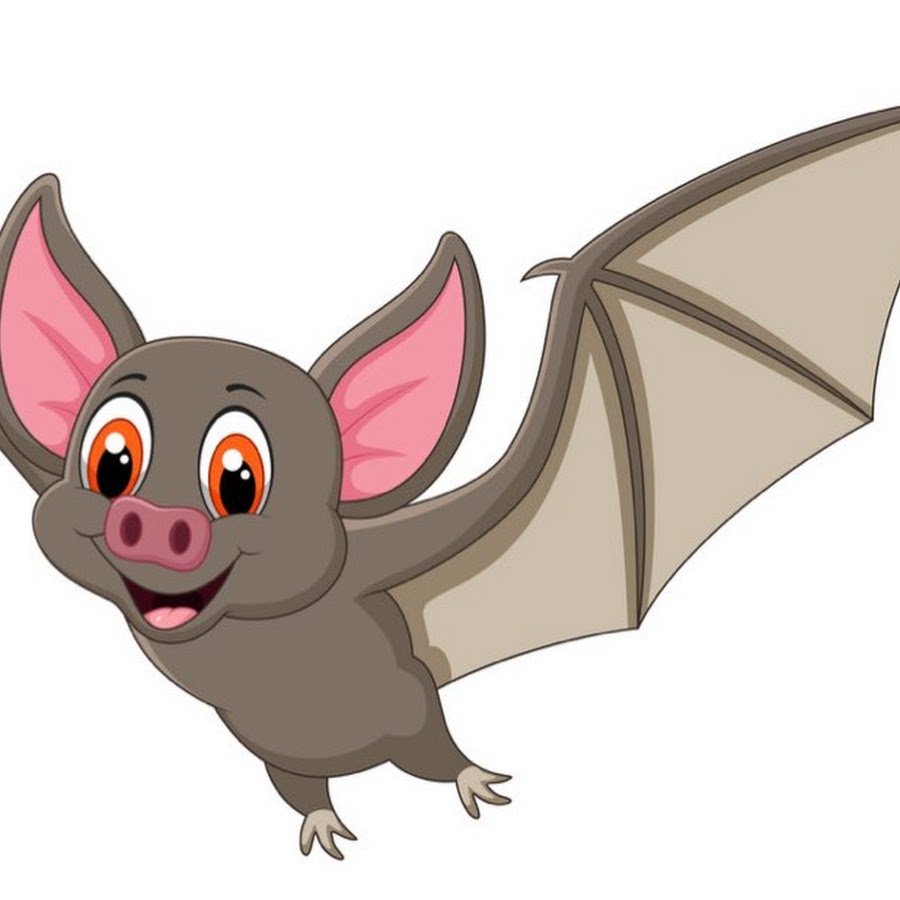 Летучая мультяшная летучая мышка мультяшная