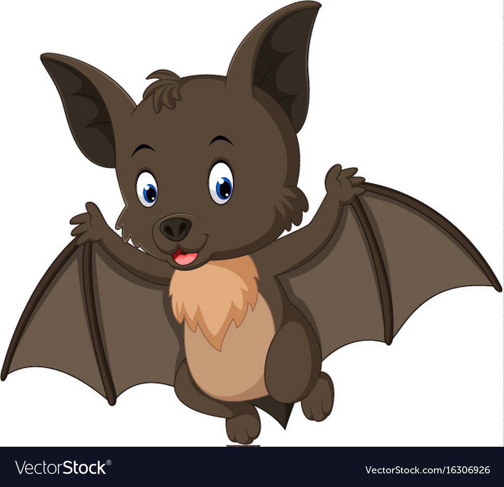 Летающая мышь мультяшная