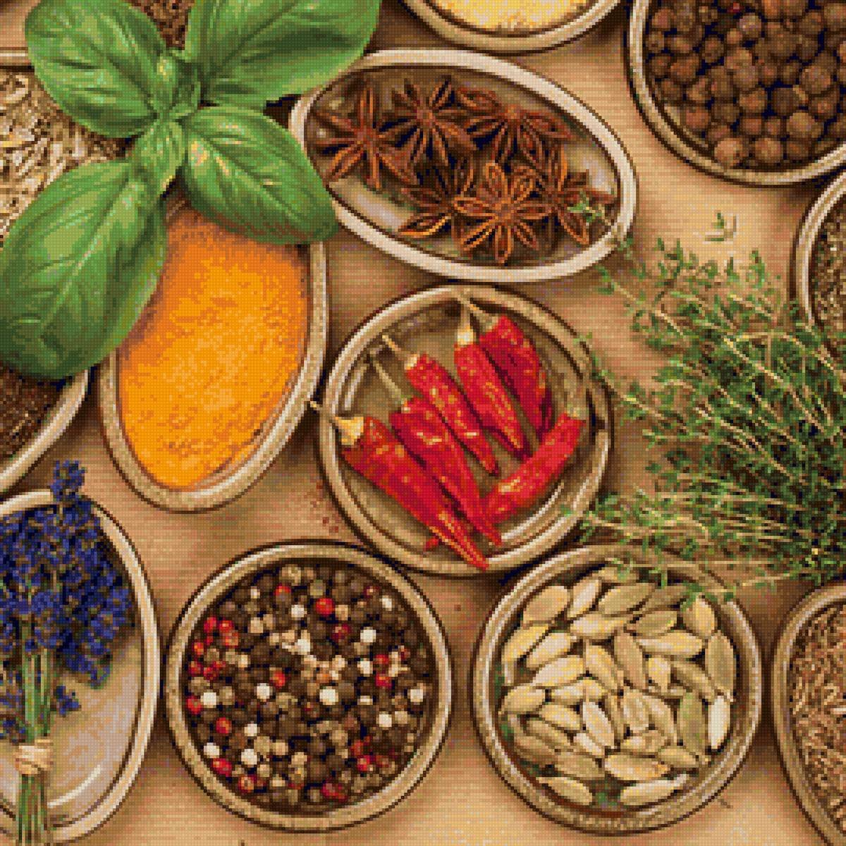 Разноцветные специи