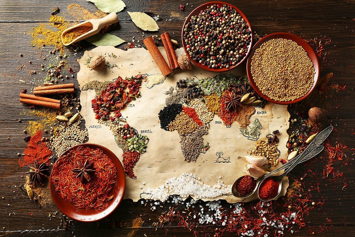 Специи фон